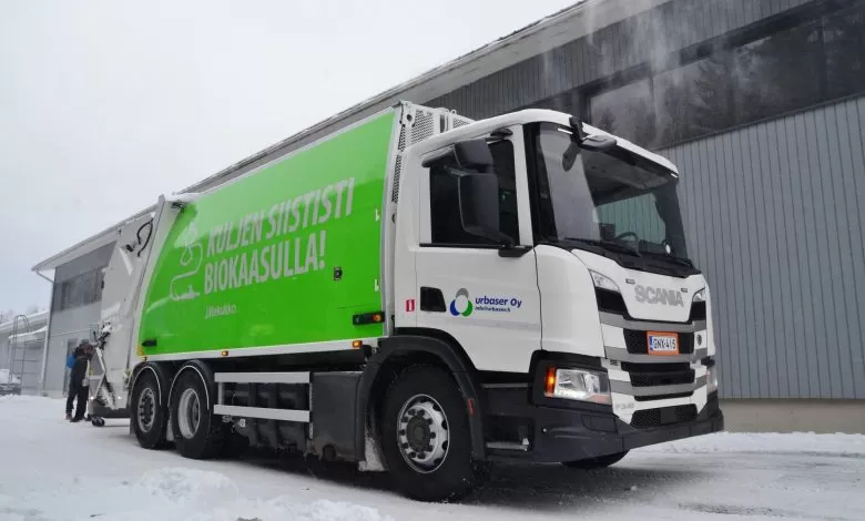 Camioane cu biogaz Scania P340 pentru colectarea deșeurilor în Finlanda
