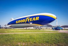 Dirijabilul Goodyear revine pe cerul din Europa după o pauză de aproape 10 ani