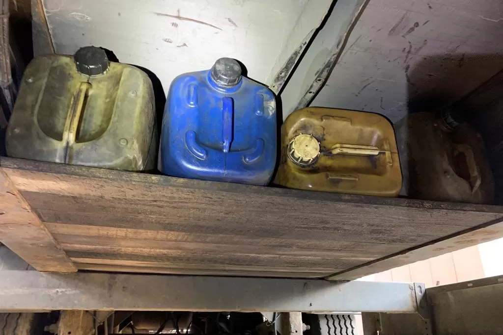 Camion românesc sechestrat în Germania, fiind bănuit că a fost utilizat în furtul de motorină