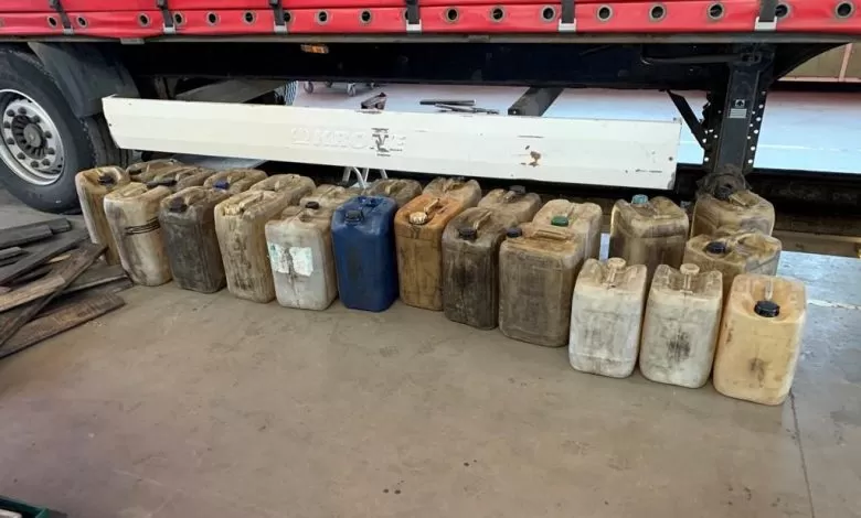 Camion românesc sechestrat în Germania, fiind bănuit că a fost utilizat în furtul de motorină