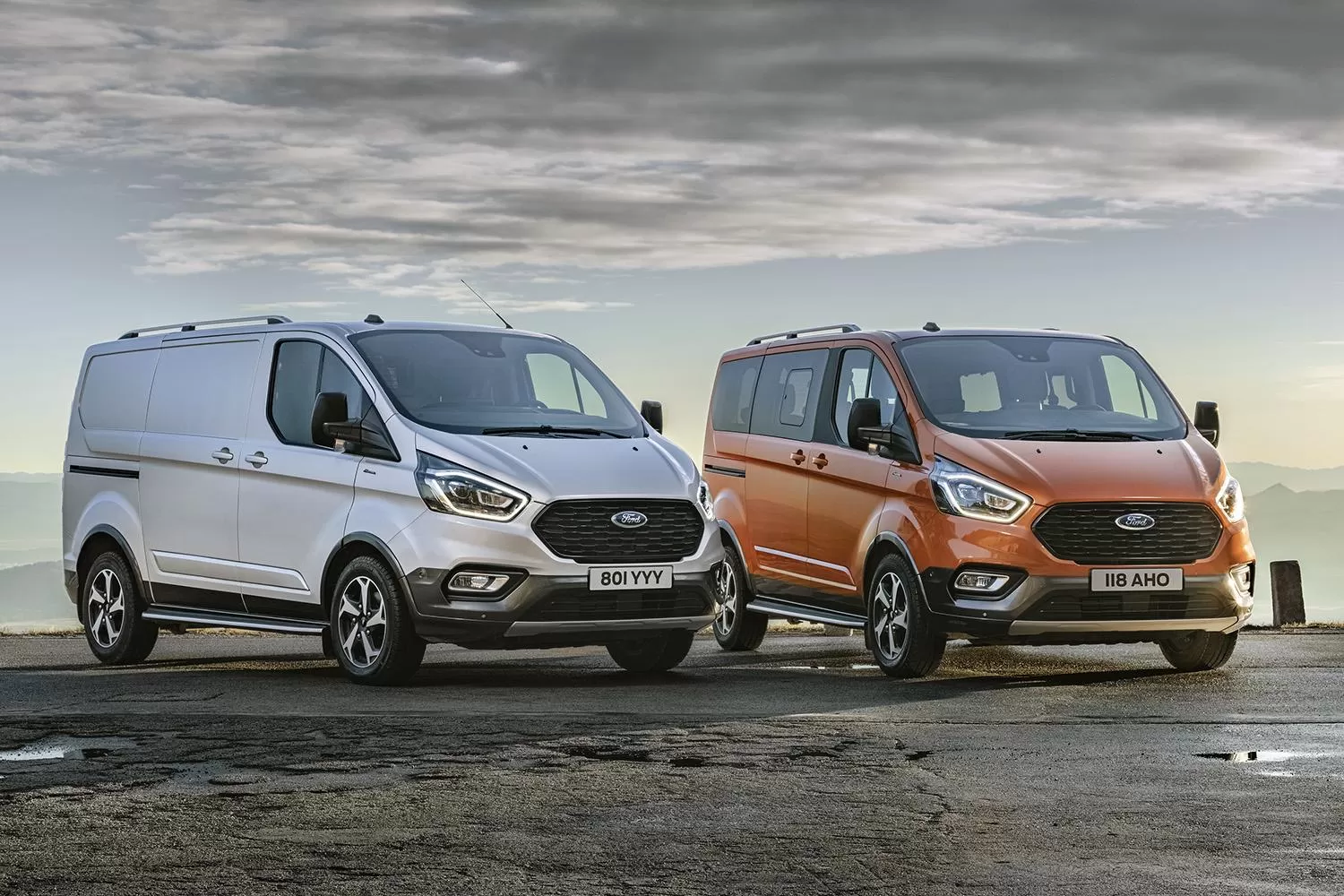 Versiuni de echipare Trail și Active disponibile pe gama Ford Transit