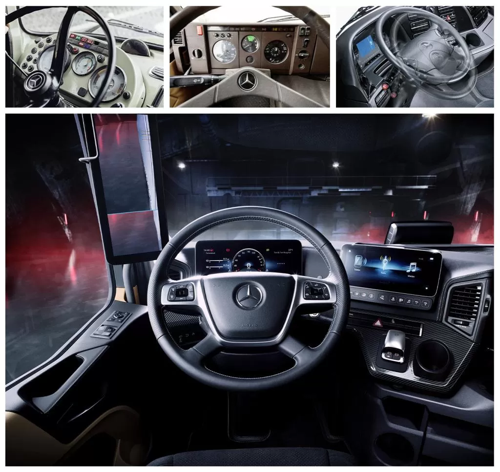 De la un simplu post de conducere la un adevărat cockpit high-tech. Evoluția cabinelor în gama Mercedes în ultimii 60 de ani
