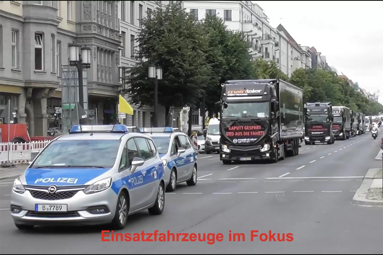 Transportatorii germani vor organiza un nou protest la Berlin