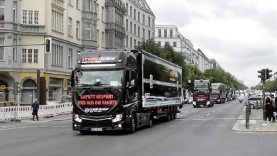 Transportatorii germani vor organiza un nou protest la Berlin
