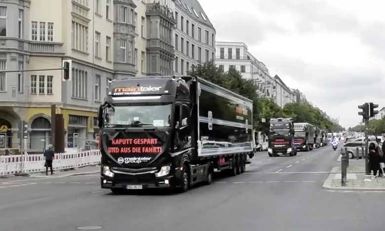Transportatorii germani vor organiza un nou protest la Berlin