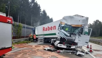 Șofer român de camion implicat într-un accident rutier pe A1 în Germania