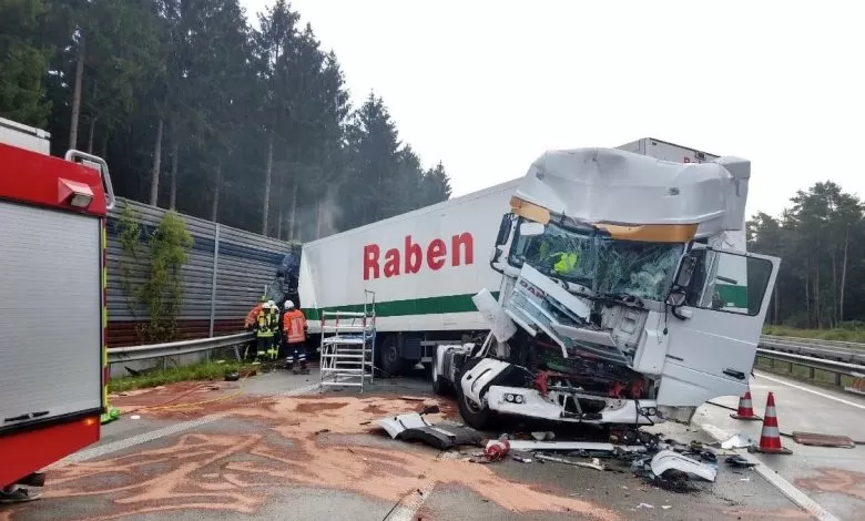 Șofer român de camion implicat într-un accident rutier pe A1 în Germania