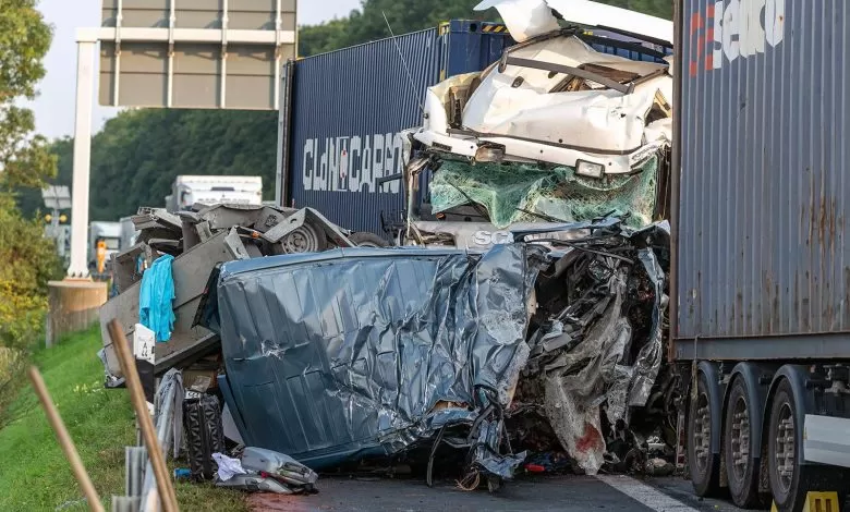 Germania: Accident cu patru morți, provocat de un șoferul unui camion înmatriculat în România