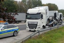 Germania: Transportor auto oprit din circulație, deoarece punea în pericol siguranța traficului