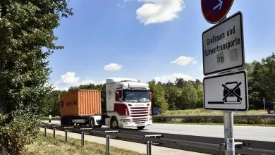 În septembrie, traficul camioanelor a avut o ușoară creștere în Germania