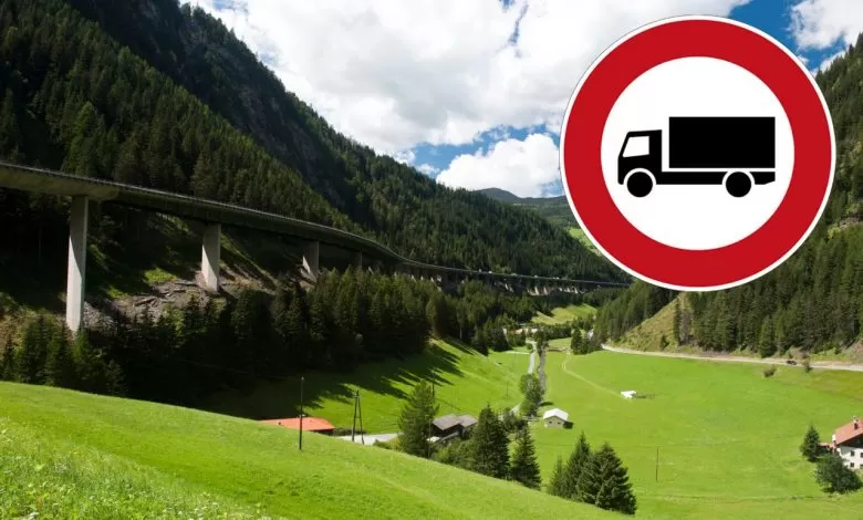 Austria: Restricții de circulație pentru camioane între Nößlach și Brenner-Nord (A13)