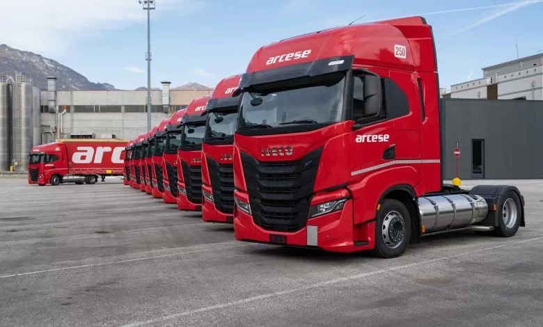 IVECO S-Way NP akimentate cu LNG intră în flota Arcese