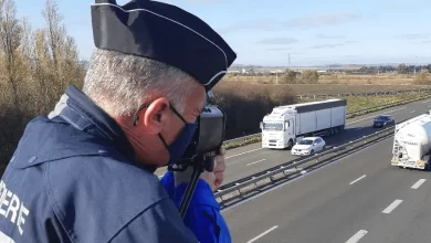 Șofer francez de camion prins că circula cu 131 km/h pe autostradă infracțiuni comise de un șofer profestionist francez