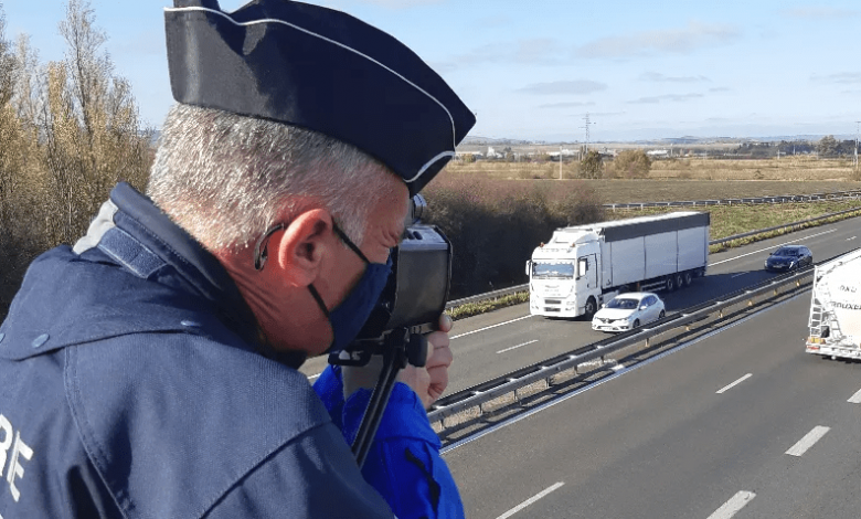 Șofer francez de camion prins că circula cu 131 km/h pe autostradă infracțiuni comise de un șofer profestionist francez