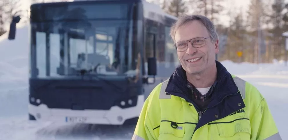 Scania a demarat testele de iarnă cu autobuzul Citywide