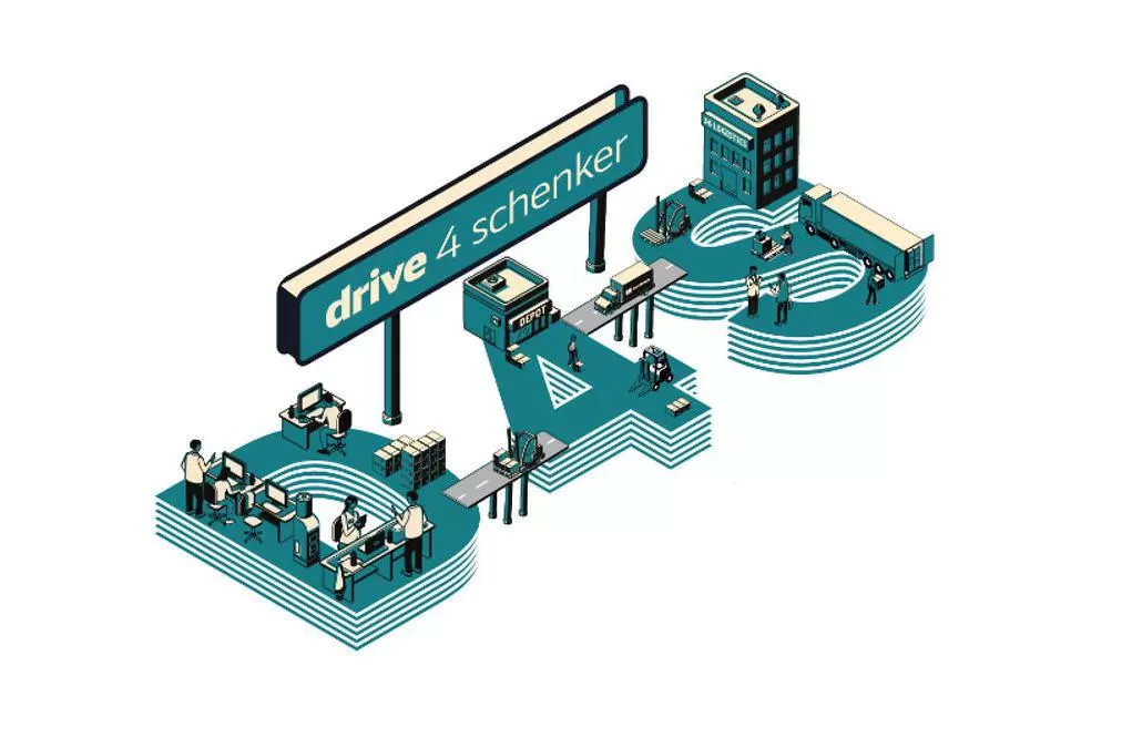 110.000 de curse intermediate în 5 luni pe platforma Drive4Schenker