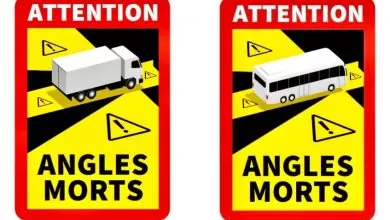 Comandă autocolant “Atenție! Unghiuri Moarte” pentru camioane (Franța)