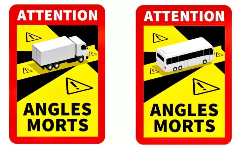 De azi, amenzi pentru lipsa autocolantelor ”unghi mort” în Franța 3 Semnalizarea unghiurilor moarte la camioane devine obligatorie în Franța