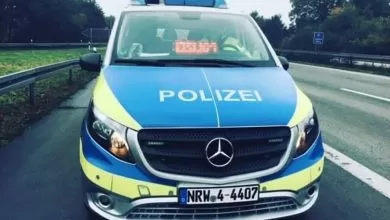 Poliția germană a confiscat o autoutilitară înmariculată în România