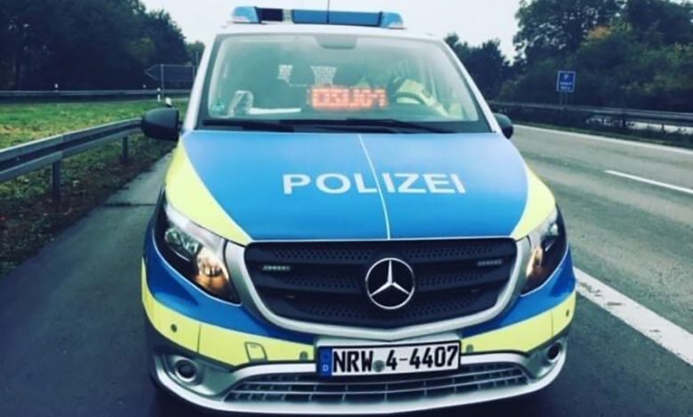 Poliția germană a confiscat o autoutilitară înmariculată în România