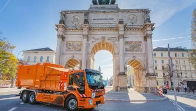 Primul Volvo FE Electric din Germania este utilizat la München 9 Volvo FE Electric Siegestor Muenchen 1