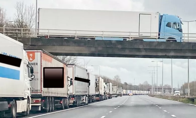 Ultimul test Brexit a generat o coadă de camioane lungă de 8 km în Kent