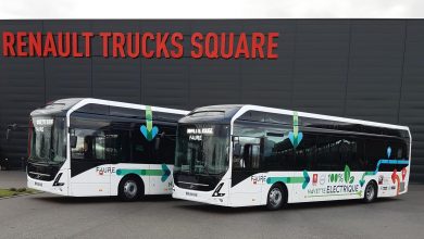 Renault Trucks folosește autobuze electrice pentru cursele speciale pentru angajații fabricii din Lyon