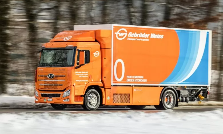 Hyundai XCIENT Fuel Cell a intrat în flota Gebrüder Weiss