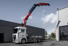 MAN a lansat o axă față cu sarcină de 10 tone, pentru camioane cu macara pe șasiu