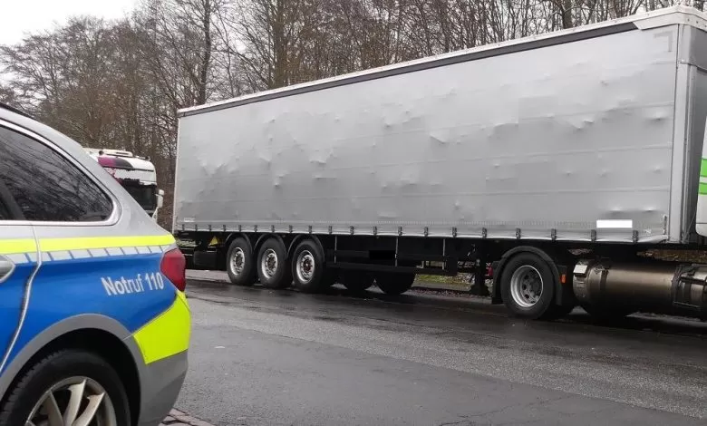 Două zile petrecute într-o parcare pentru a rearanja marfa transportată