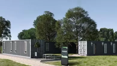 Mini hoteluri din containere maritime pentru șoferii de camion