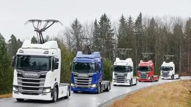 Scania livrează alte șapte camioane hibride cu pantograf în Germania