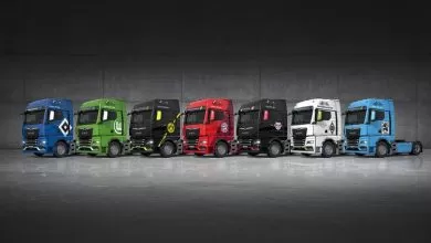 Noul MAN TGX în culorile a șapte echipe de fotbal din Germania