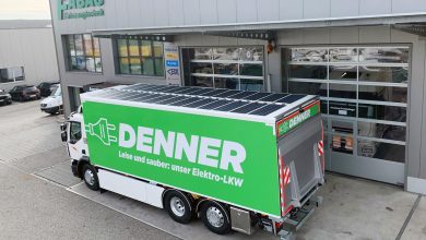 Rhyner Logistik a echipat un Renault Trucks D Wide ZE cu panouri solare