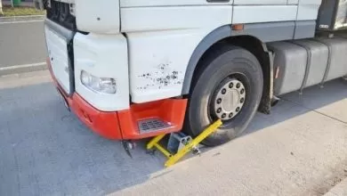 Camion scos din circulație, în Germania, din cauza problemelor tehnice