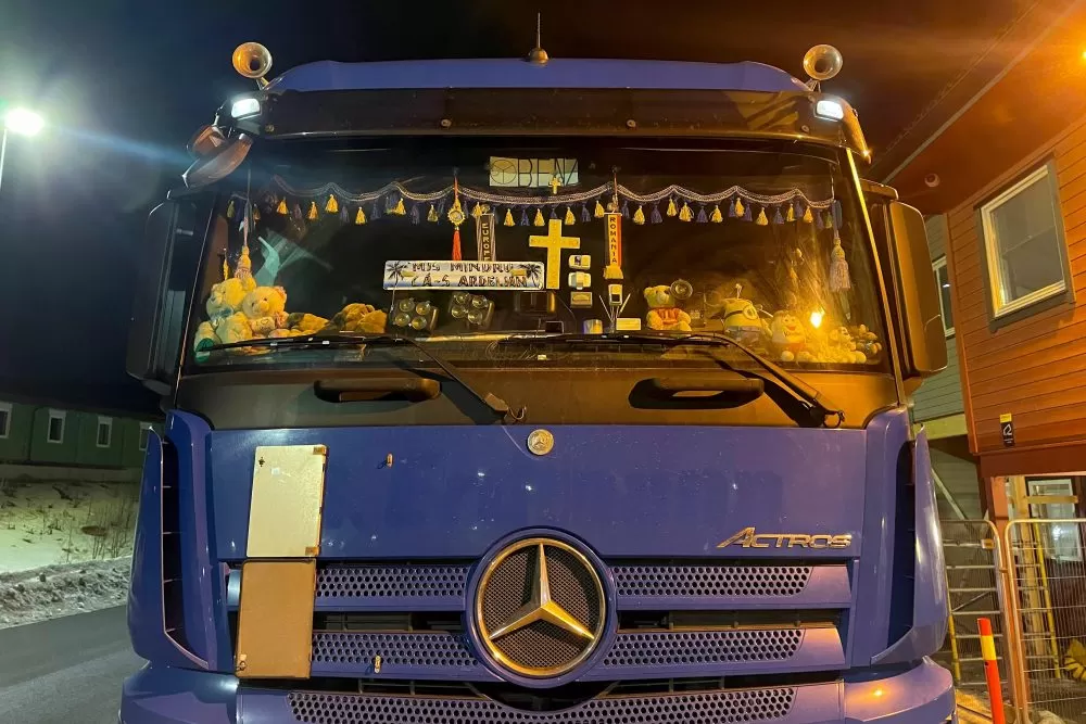 Șofer român, somat să-și elibereze parbrizul în Norvegia