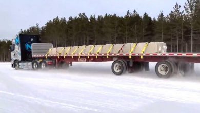 Camionul electric Nikola Tre, testat în condiții de iarnă