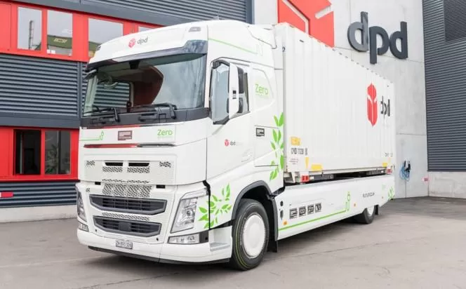 DPD Elveția a început să opereze un camion electric cu autonomie de 760 km 1 DPD Elveția a început să opereze un camion electric cu autonomie de 760 km