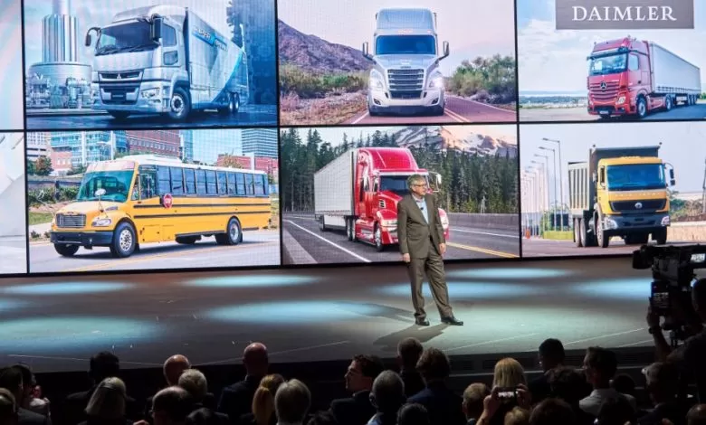 Vânzările de camioane Daimler au crescut cu 6% în primul trimestru