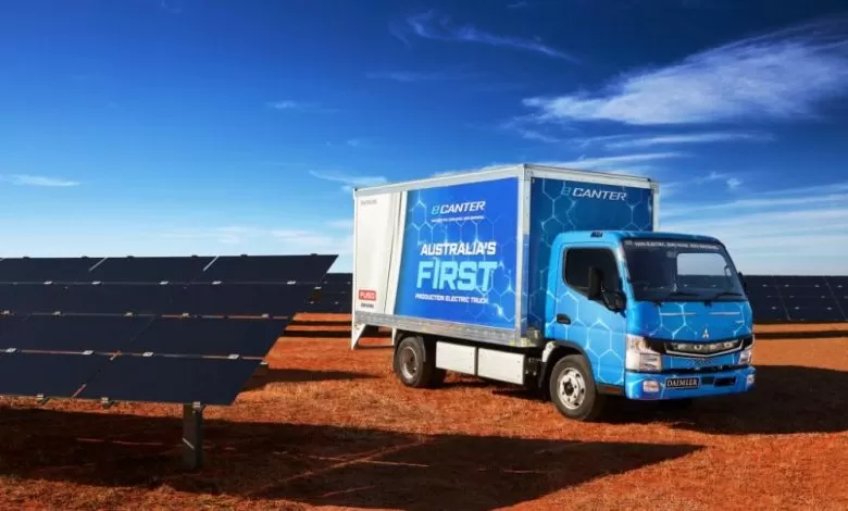 FUSO eCanter va fi comercializat și în Australia
