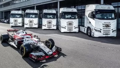 IVECO S-Way pentru echipa de Formula 1 Alfa Romeo Racing