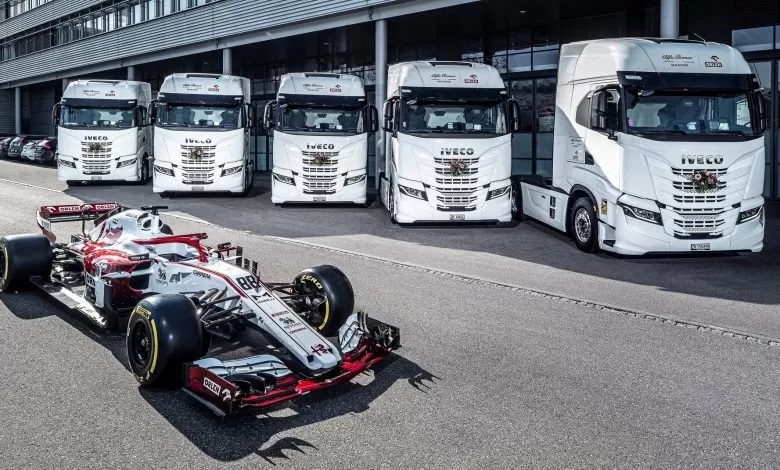IVECO S-Way pentru echipa de Formula 1 Alfa Romeo Racing