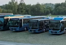 Autobuze noi în 2020 în UE: 72,9% diesel, 9,5% hibride, 6,1% electrice