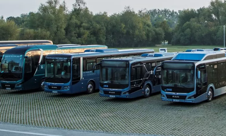 Autobuze noi în 2020 în UE: 72,9% diesel, 9,5% hibride, 6,1% electrice