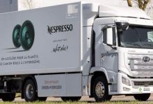Nespresso folosește un camion electric cu hidrogen pentru livrări