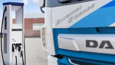 DAF introduce stații de încărcare pentru camioane electrice