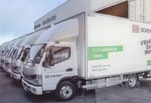 DB Schenker operează cea mai mare flotă de camioane electrice FUSO eCanter
