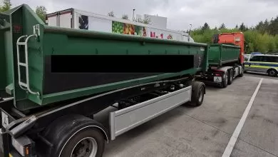 Controale care au vizat camioanele supraîncărcate de pe A7, în Germania