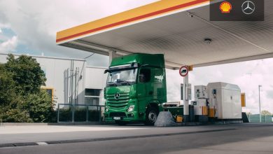 Camioanele Mercedes plătesc automat pentru alimentarea la stațiile Shell