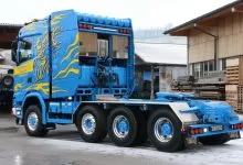 Cabină Scania S cu tunel motor? Este posibil, pe acest model de 250 de tone